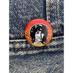 The Doors Holo Prismatic Button Badge Pin Pinback Vintage 1" #457 Jim Morrison